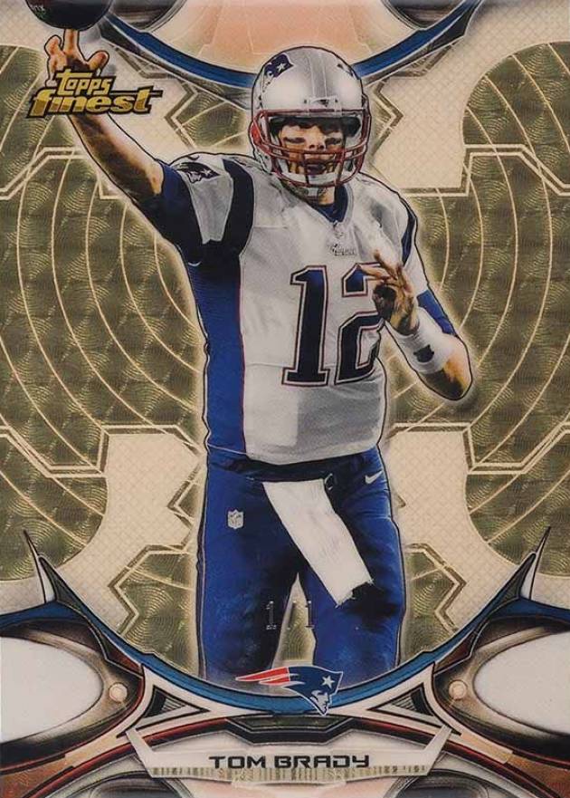 2015 Finest Tom Brady #140 Football Card