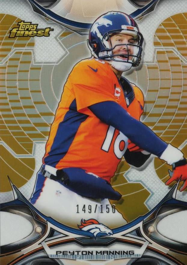 2015 Finest Peyton Manning #66 Football Card