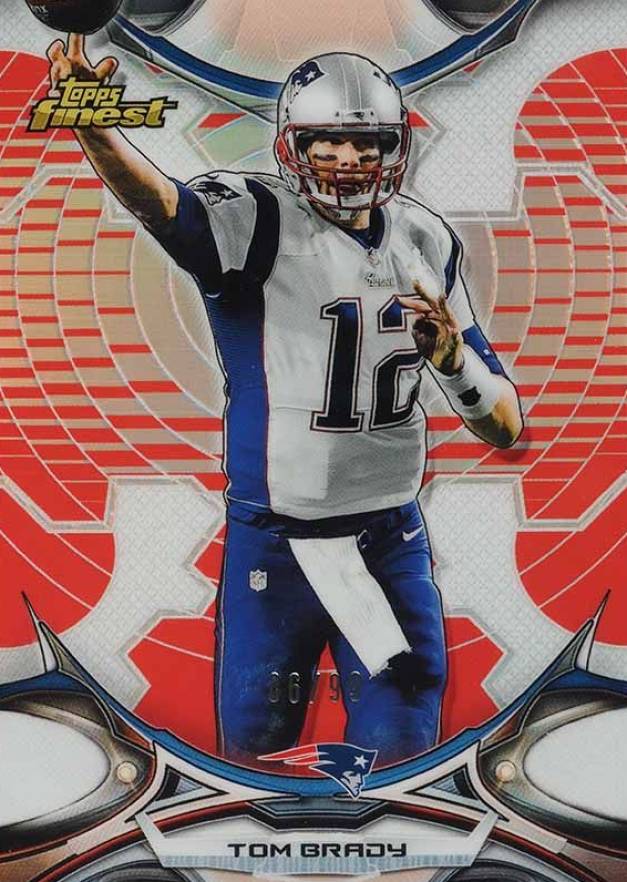 2015 Finest Tom Brady #140 Football Card