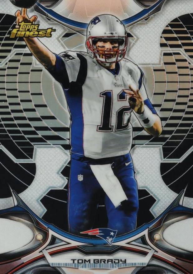 2015 Finest Tom Brady #140 Football Card