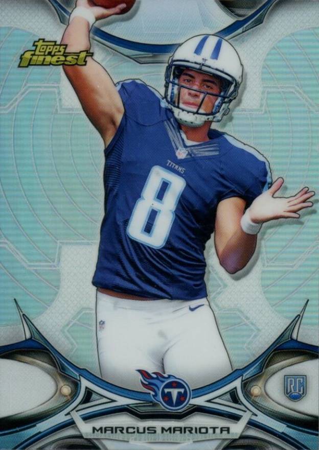 2015 Finest Marcus Mariota #20 Football Card