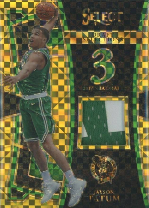 2017 Panini Select Draft Selections Memorabilia Jayson Tatum #JAY Basketball Card