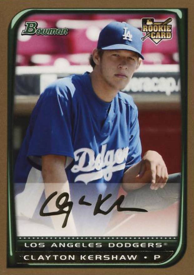 2008 Bowman Draft Picks Clayton Kershaw #BDP26 Baseball Card