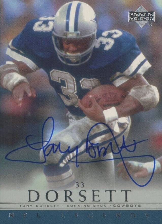 2000 Upper Deck Legends Tony Dorsett #TD Football Card