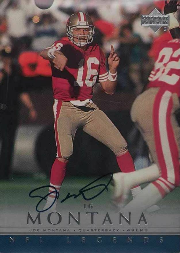 2000 Upper Deck Legends Joe Montana #JM Football Card