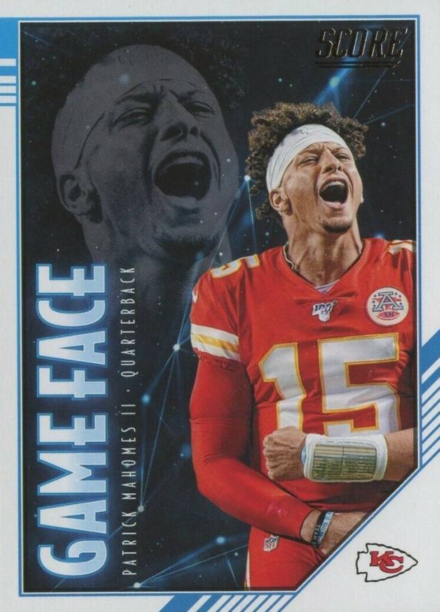 2020 Panini Score Game Face Patrick Mahomes II #GFPM Football Card