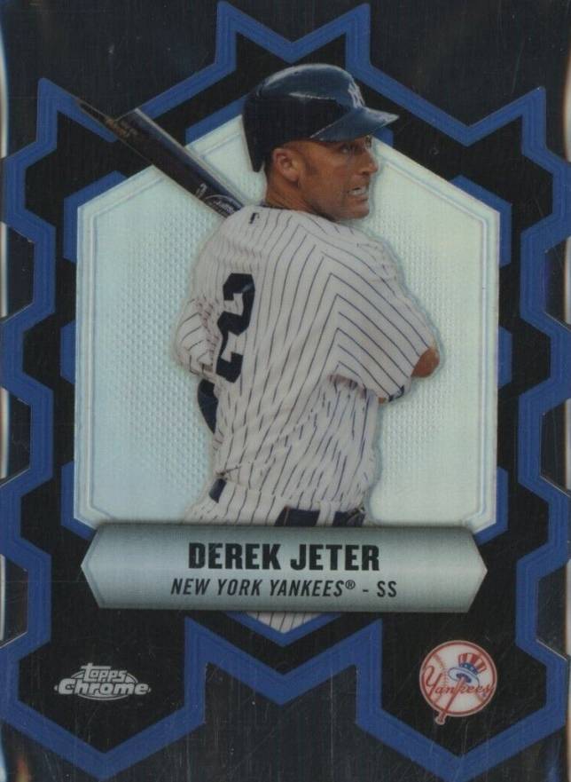 2013 Topps Chrome Chrome Connection Die-Cut Derek Jeter #CC-DJ Baseball Card