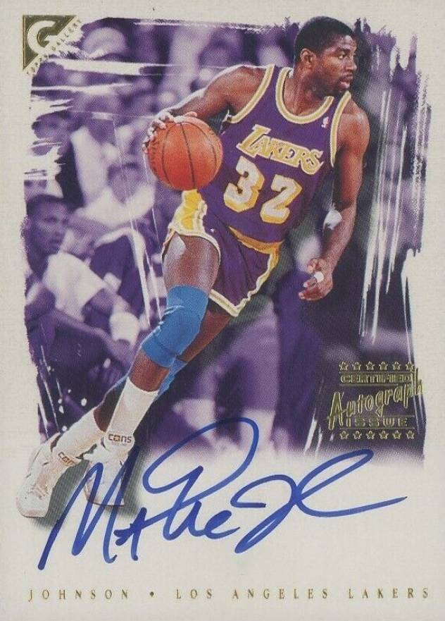 2000 Topps Gallery Gallery Signatures Magic Johnson #GS-MJ Basketball Card