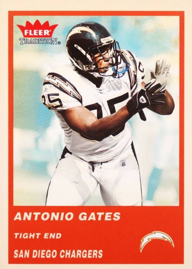 2004 Fleer Tradition Antonio Gates #271 Football Card