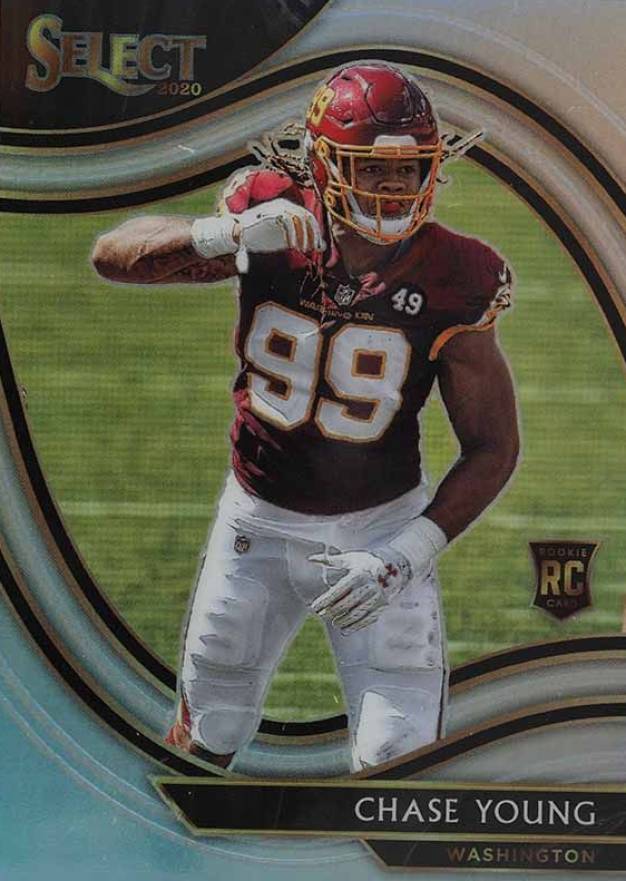 2020 Panini Select Chase Young #364 Football Card