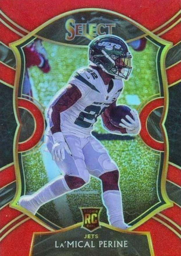 2020 Panini Select La'Mical Perine #80 Football Card