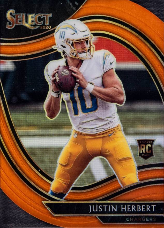 2020 Panini Select Justin Herbert #344 Football Card