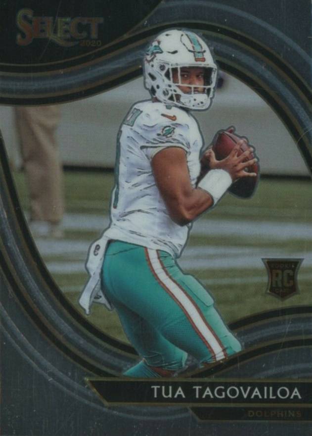 2020 Panini Select Tua Tagovailoa #345 Football Card