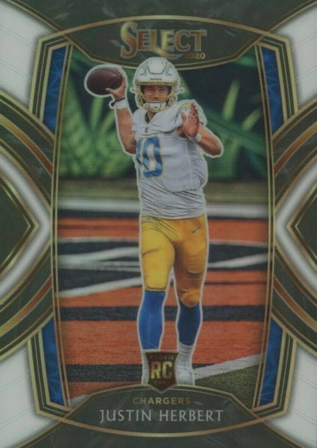 2020 Panini Select Justin Herbert #244 Football Card