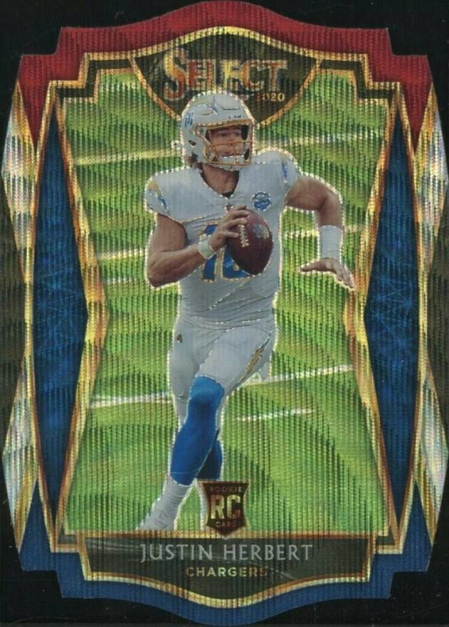 2020 Panini Select Justin Herbert #144 Football Card