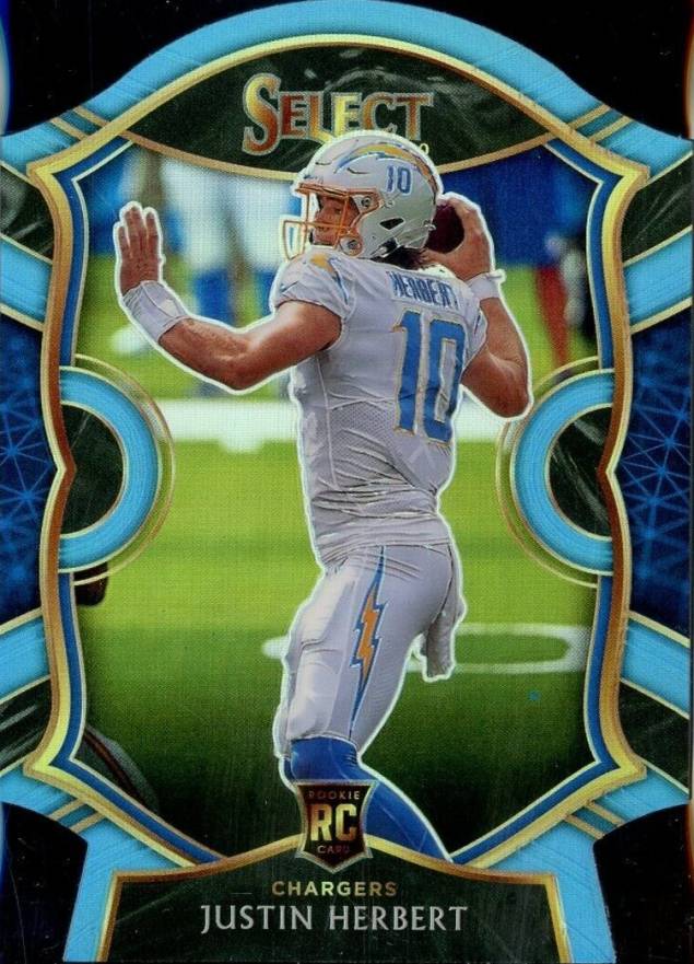 2020 Panini Select Justin Herbert #44 Football Card