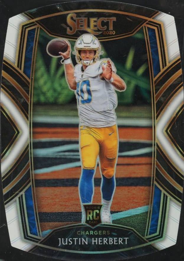 2020 Panini Select Justin Herbert #244 Football Card