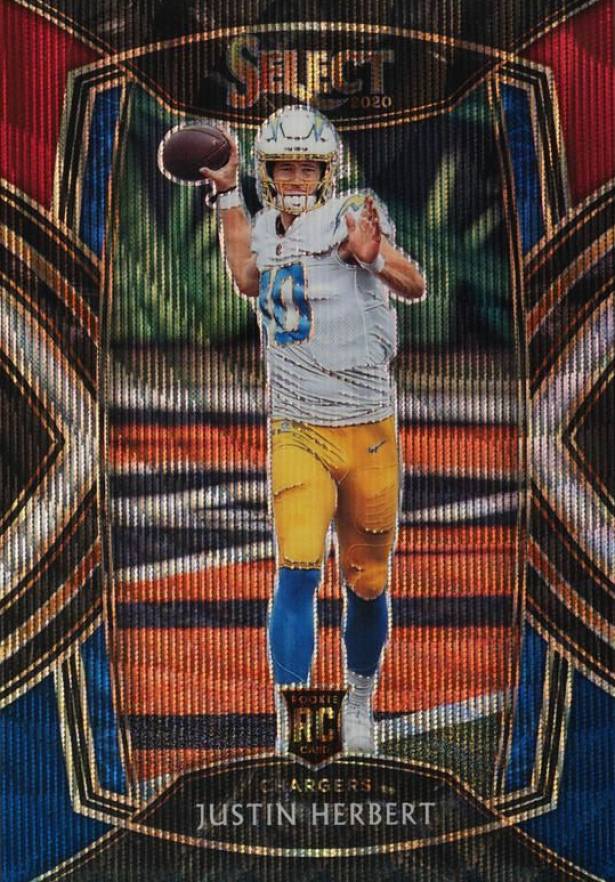 2020 Panini Select Justin Herbert #244 Football Card