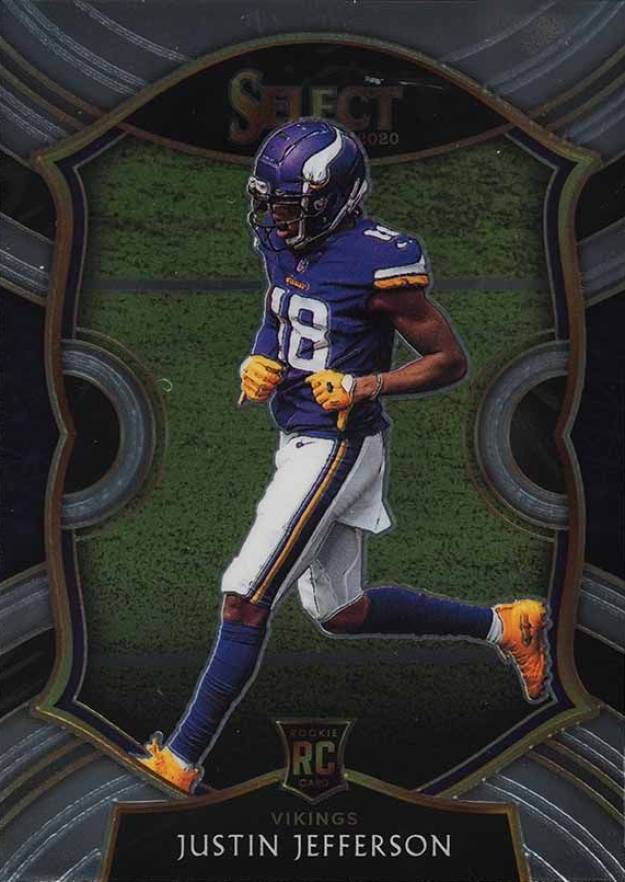 2020 Panini Select Justin Jefferson #61 Football Card