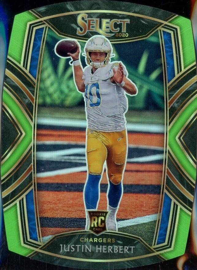 2020 Panini Select Justin Herbert #244 Football Card