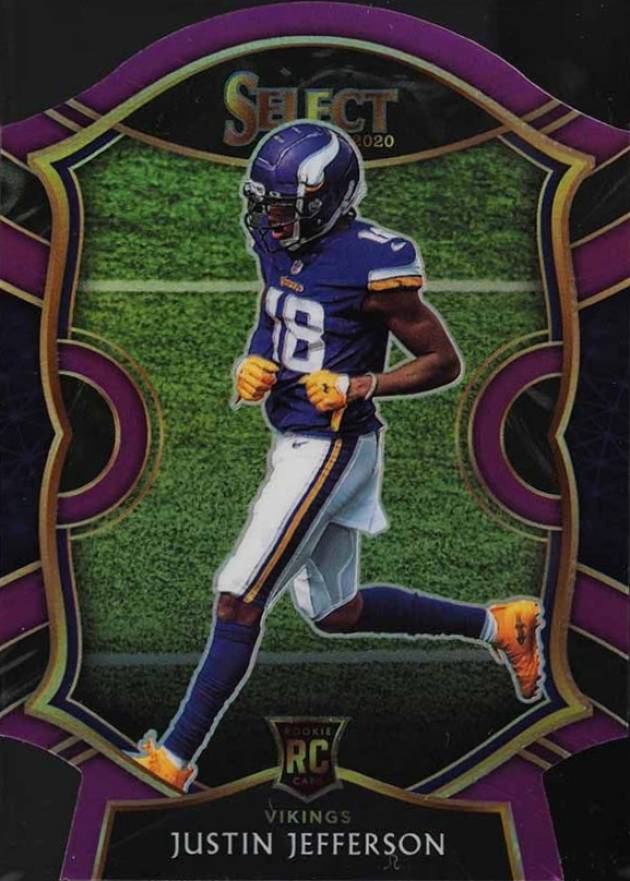 2020 Panini Select Justin Jefferson #61 Football Card