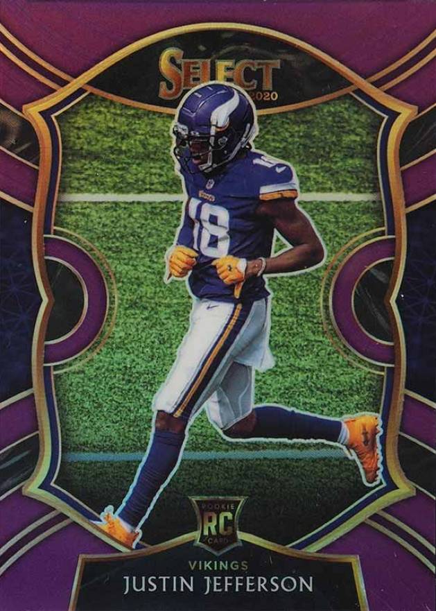 2020 Panini Select Justin Jefferson #61 Football Card