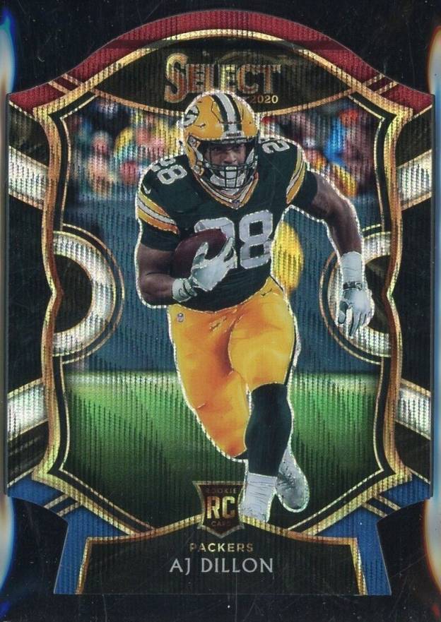 2020 Panini Select AJ Dillon #65 Football Card