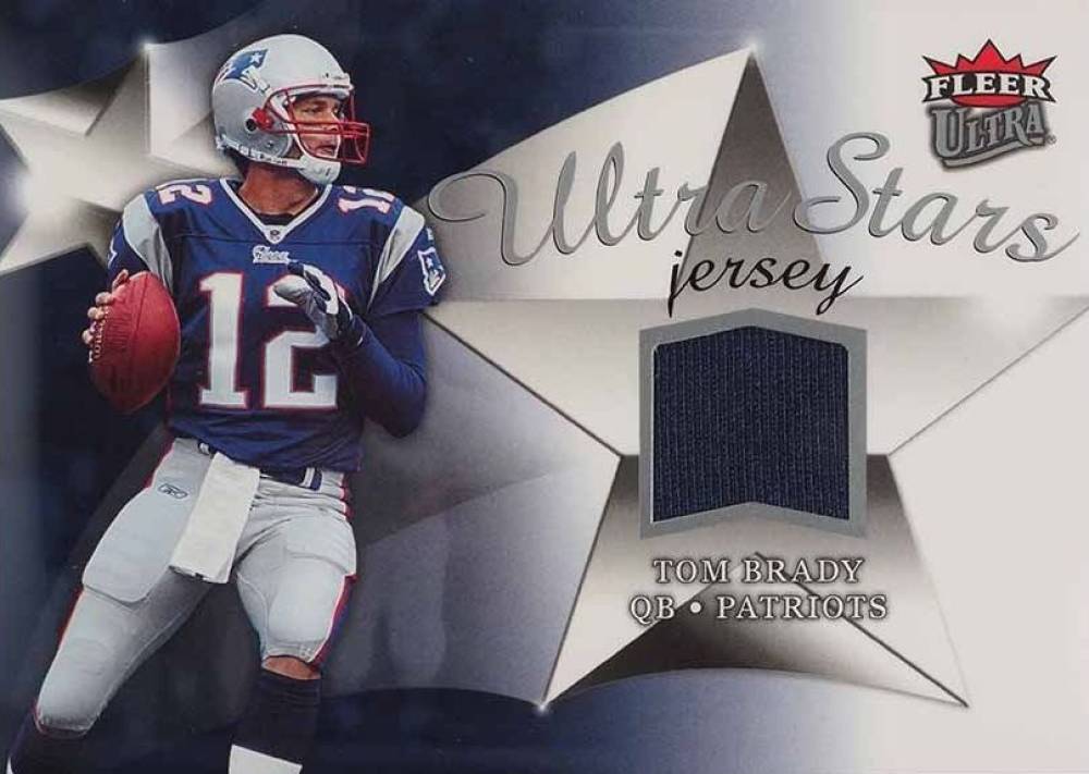 2006 Ultra Ultra Stars Jersey Tom Brady #US-TB Football Card