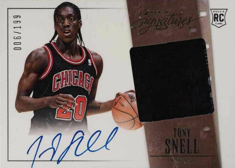 2013 Panini Signatures Film Rookie Autograph Tony Snell #10 Basketball Card