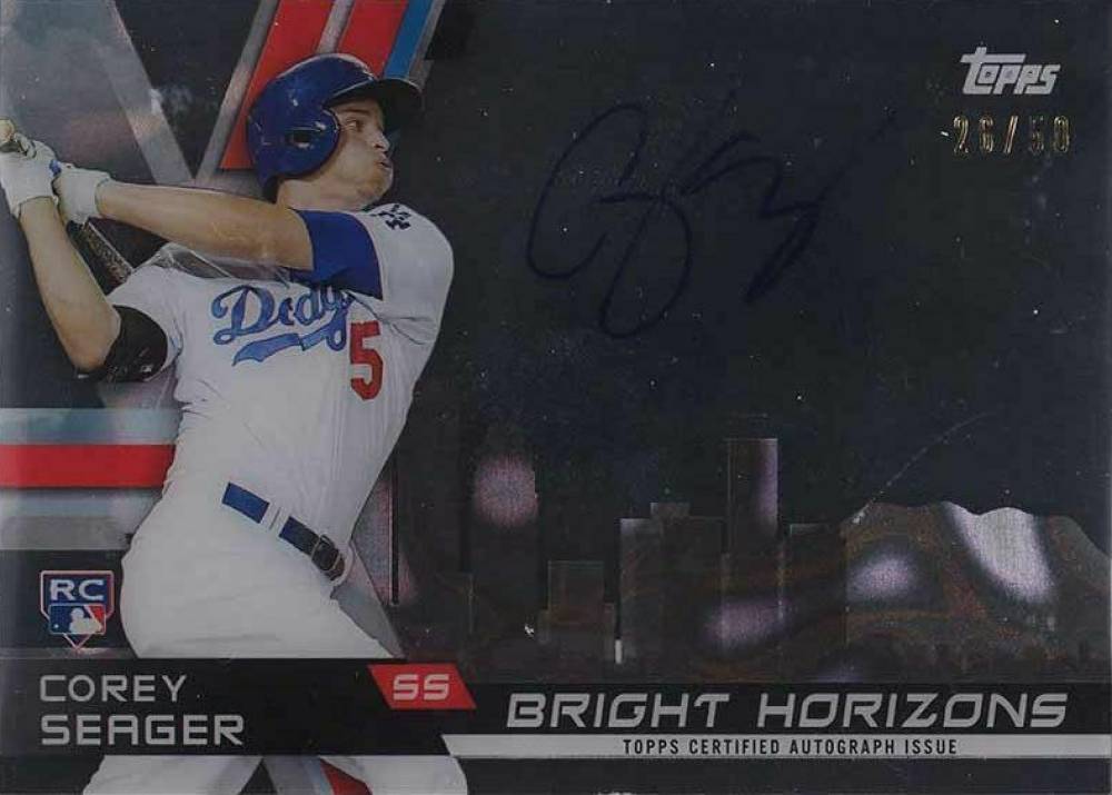 2016 Topps High Tek Bright Horizons Corey Seager #BH-CS Baseball Card