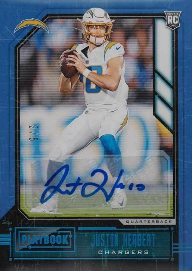 2020 Panini Playbook Justin Herbert #103 Football Card