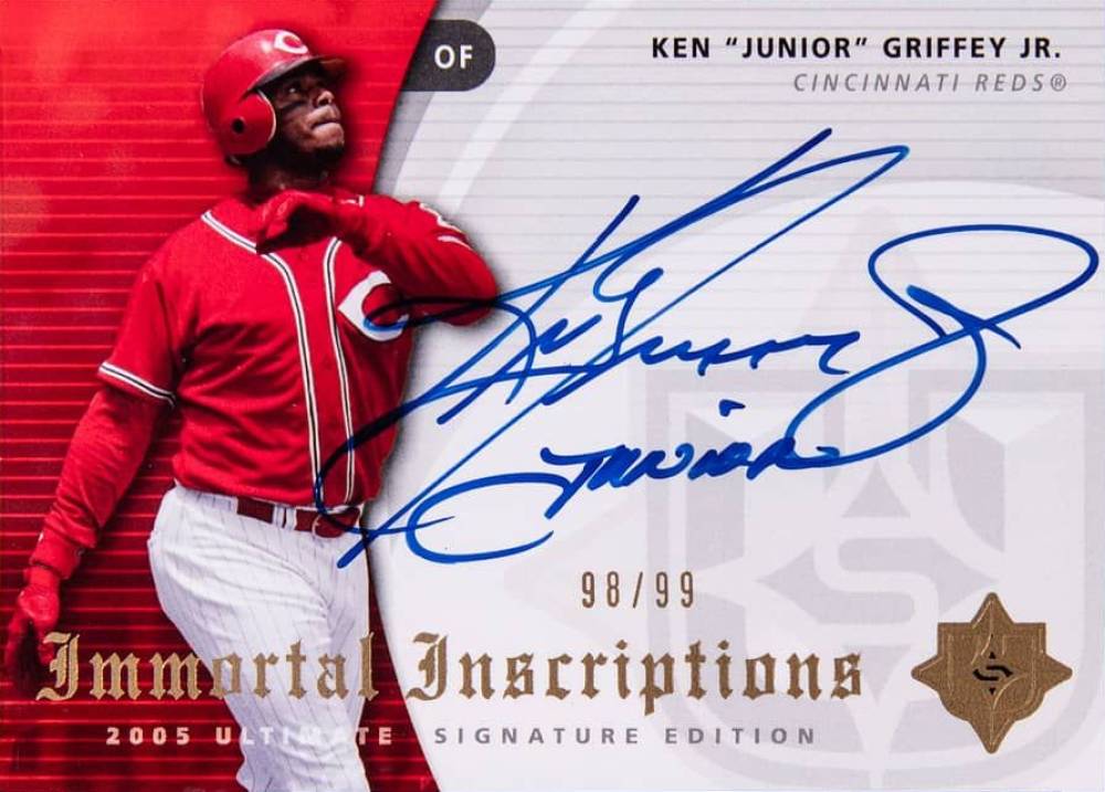 2005 Ultimate Signature Edition Immortal Inscriptions Ken Griffey Jr. #IN-KG Baseball Card