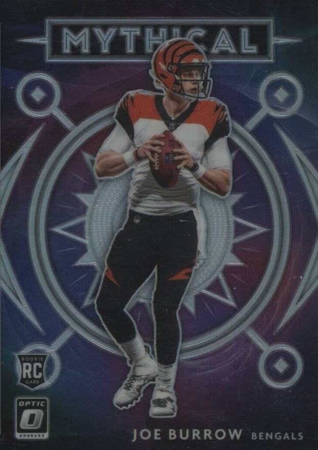 2020 Panini Donruss Optic Mythical Joe Burrow #11 Football Card