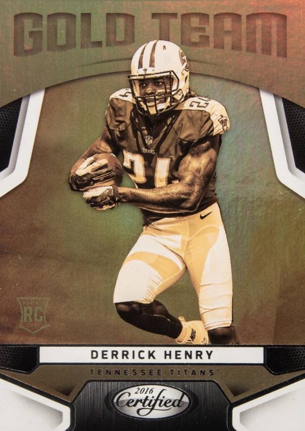 2016 Panini Certified Gold Team Derrick Henry #12 Football Card