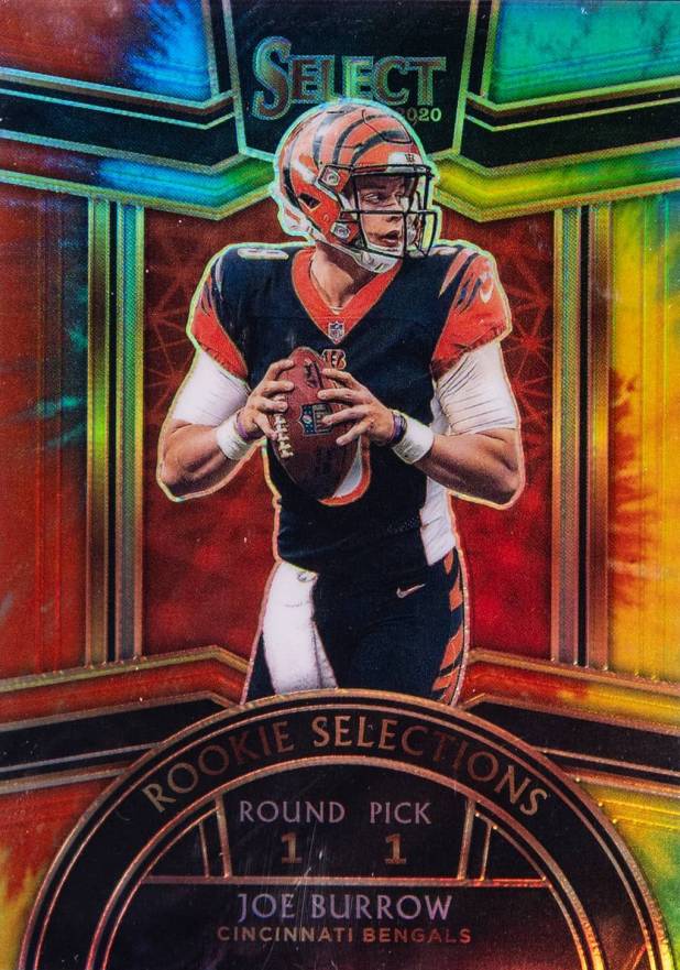 2020 Panini Select Rookie Selections Joe Burrow #RS1 Football Card