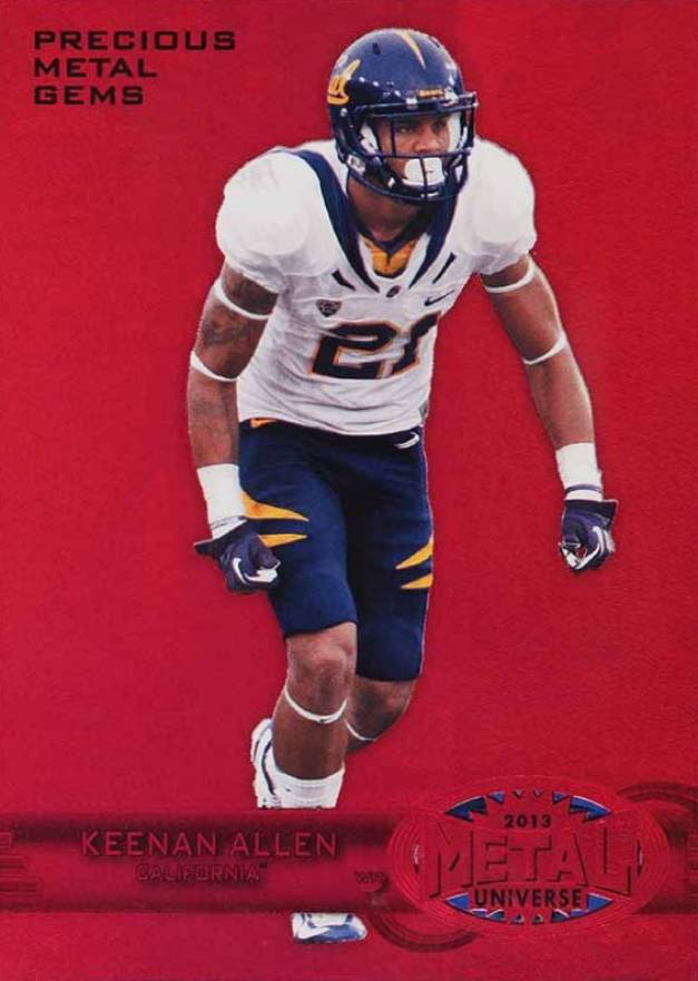 2013 Fleer Retro 1997-98 Metal Universe Keenan Allen #M-143 Football Card