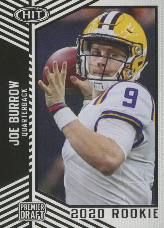 2020 SAGE Hit Premier Draft Joe Burrow #56 Football Card