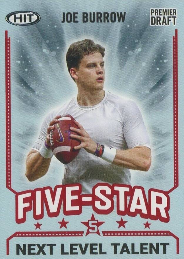 2020 SAGE Hit Premier Draft Joe Burrow #94 Football Card