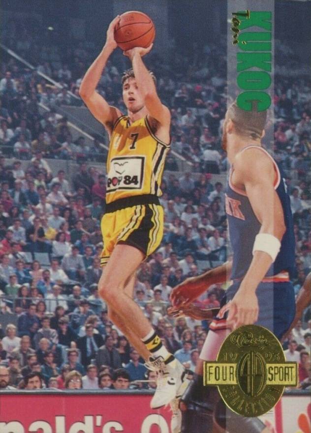 1993 Classic 4 Sport Toni Kukoc #10 Basketball Card