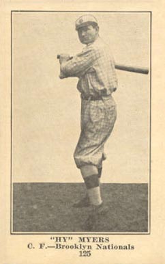 1917 Boston Store "Hy" Myers #125 Baseball Card