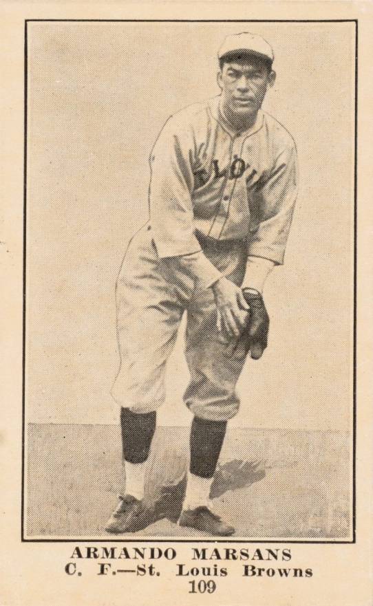 1917 Boston Store Armando Marsans #109 Baseball Card