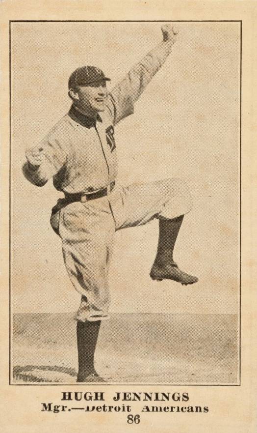 1917 Boston Store Hugh Jennings #86 Baseball Card