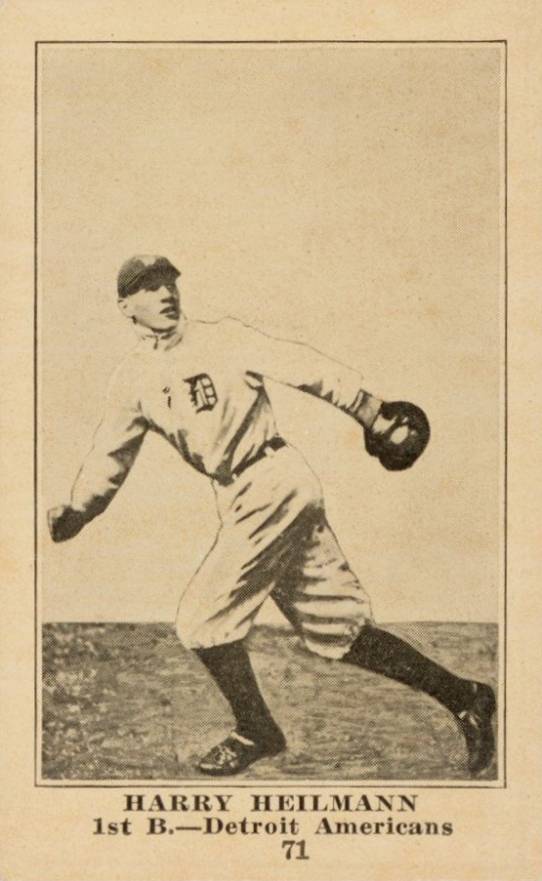 1917 Boston Store Harry Heilmann #71 Baseball Card