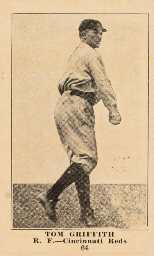 1917 Boston Store Tom Griffith #64 Baseball Card