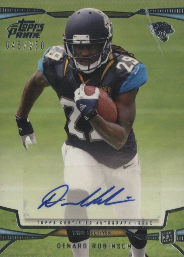 2013 Topps Prime Denard Robinson #149 Football Card