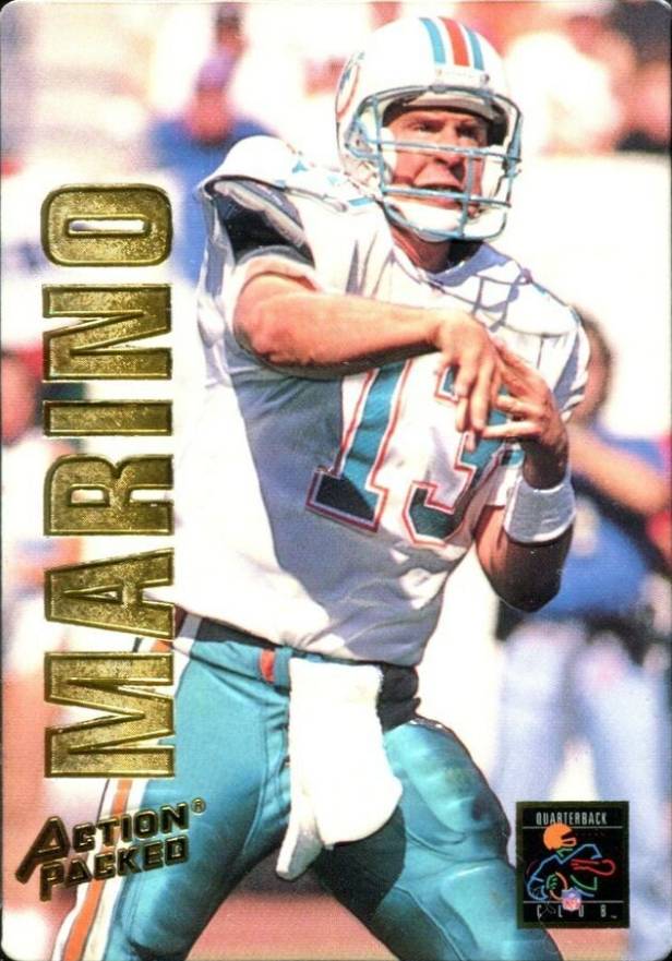 1993 Action Packed Quarterback Club Dan Marino #11B Football Card