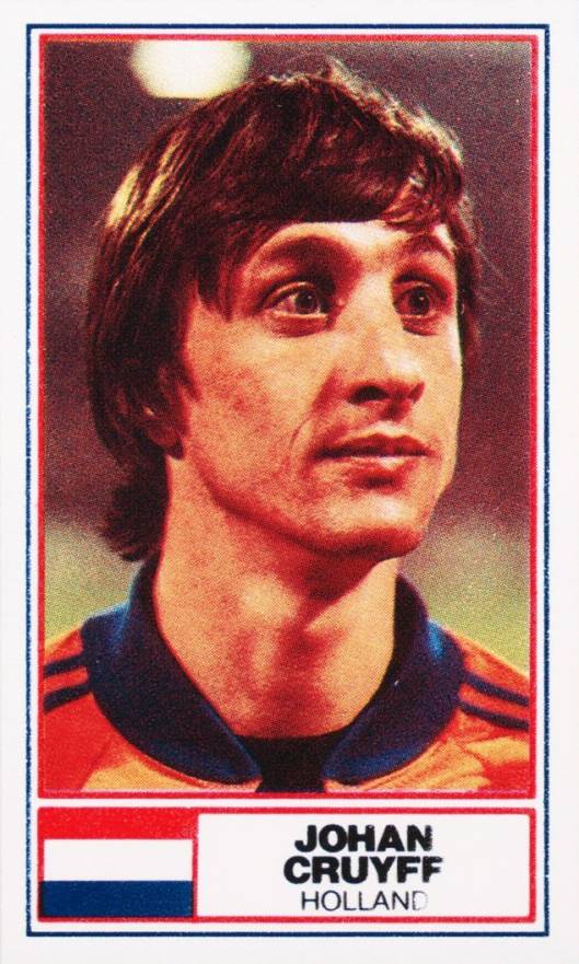 1984 Rothmans Football International Stars Johan Cruyff # Soccer Card