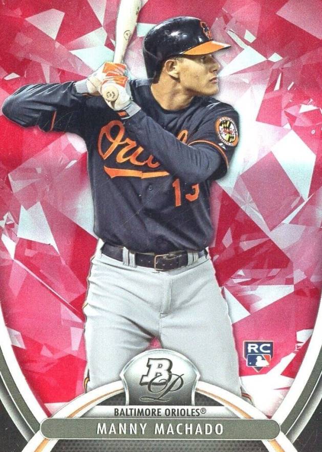 2013 Bowman Platinum Manny Machado #42 Baseball Card