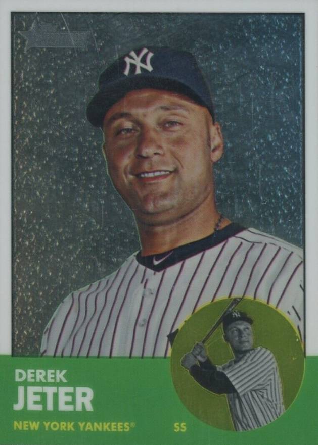 2012 Topps Heritage Chrome Derek Jeter #HP33 Baseball Card