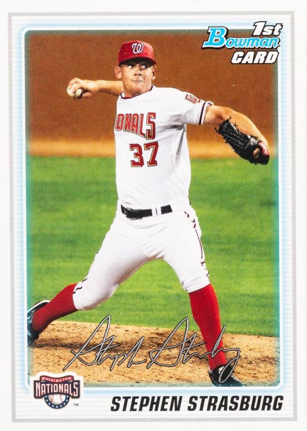 2010 Bowman Prospects Stephen Strasburg #BP1 Baseball Card